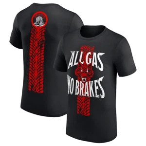 Men's Black Jacob Fatu All Gas No Brakes T-Shirt - Picture 1 of 5