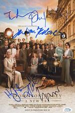 "Downton Abbey: A New Era" AUTOGRAPHS Signed 8x12 Photo - Elizabeth McGovern +5