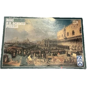 Vintage F.X Schmid 3000 piece puzzle Canaletto Reception Ambassador Venice NEW - Picture 1 of 6