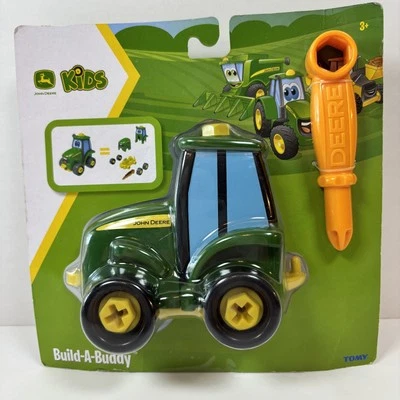 Tomy John Deere Kids Build-A-Buddy Johnny Toy Tractor Take Apart & Build New - Image 1 of 4