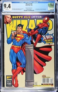 Wizard Magazine #92 CGC 9.4 only 1 Census Superman Spider-Man cover 1/3 Variant - Picture 1 of 6