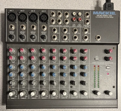 Mackie 1202VLZ 12 Channel Mic Line Mixer - Image 1 of 3