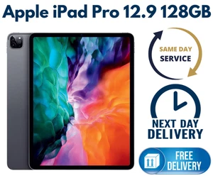 Apple iPad Pro 12.9 inch 128GB 4th Gen 2020 WiFi + Cellular Space Grey Pristine - Picture 1 of 17