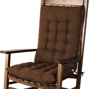 Extra Large Rocking Chair Cushion with Thick Padding High Back and Seat Cushi... - Picture 1 of 6