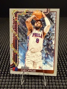 Paul George 2025-26 Topps Holiday Silver Glitter #H19 76ers - Picture 1 of 2