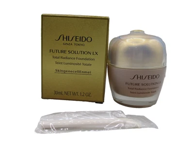 Shiseido Future Solution LX Total Radiation Foundation  Rose 4  1.2 oz BNIB - Image 1 of 4