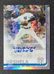 2019 Topps Chrome Update Autographs Gio Urshela #CUA-GU New York Yankees - Bild 1 von 2
