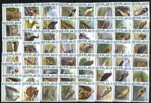 Niederlande Briefmarke 1385 - 60 verschiedene Vogelmarken - Bild 1 von 1