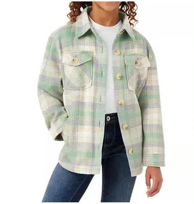 Member's Mark Girls Shacket Plaid - Image 1 of 4