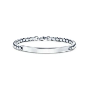 tiffany co sterling silver id bracelet - Picture 1 of 9