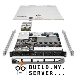 Dell PowerEdge R430 Server 2.60Ghz 28-Core 192GB RAM 8x 1.6TB SAS SSD Rails File - Picture 1 of 5
