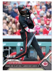 2023 Topps Now Elly De La Cruz Rookie Card RC Mashes 1st Career Right-Handed HR - Picture 1 of 2