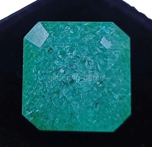 Natural Emerald Cut Zambian Green Emerald 12.75 Ct IGL Certified Loose Gems 5MSK - Picture 1 of 10