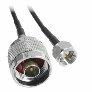 13" F-type Male to N Male Adapter Wifi Antenna Pigtail Cable - Photo 1/1