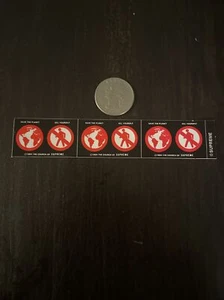 New Supreme New York 3x Mini Black Red Save The Planet Stickers FW 2019 Decals - Picture 1 of 2