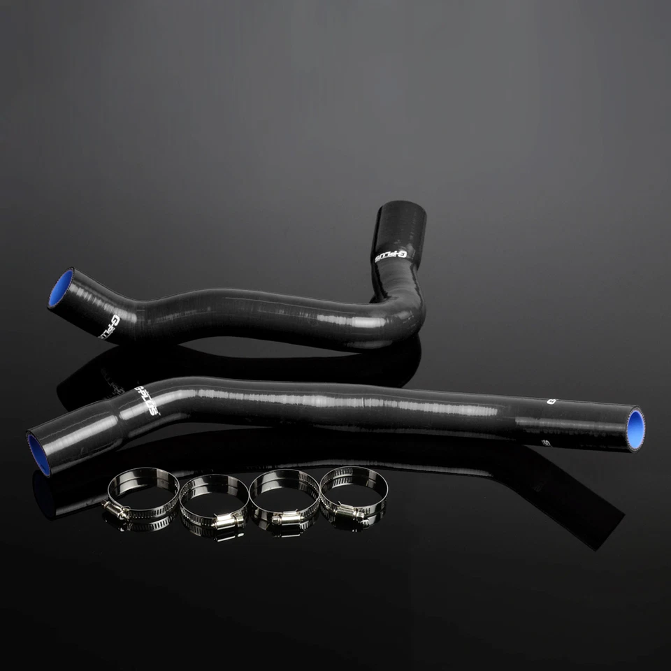 Силиконовый шланг радиатора подходит для 82-92 Chevy Camaro/Firebird Trans AM V8 черный - Изображение 1 из 4