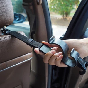 2pcs Car Back Seat Hook Multi-function Rear Seat Headrest Hook Umbrella Hold _ou - Picture 1 of 9