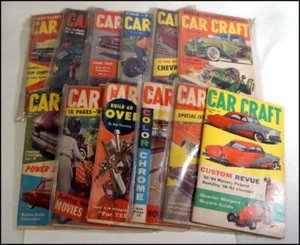 Lot of 12 Full Year Car Craft Magazine 1957 #R1349 - Picture 1 of 13