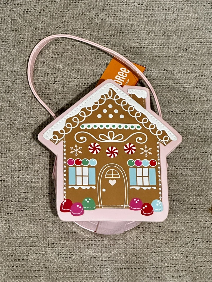 Gymboree Pink GINGERBREAD HOUSE Purse Bag SWEET NOTHING Candy Christmas NEW NWT