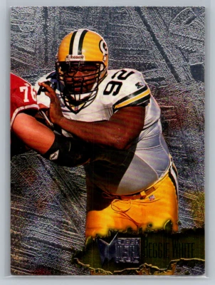 1996 Fleer Metal  #46 Reggie White Green Bay Packers - Image 1 of 2