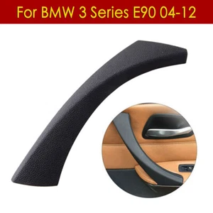 Cubierta negra con manija de puerta interior lateral izquierda para BMW E90 328i LCI - Imagen 1 de 9