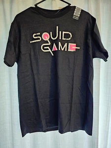 Netflix Squid Game Title Hot Topic Black T-Shirt Medium - Picture 1 of 3