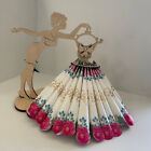 Wood Colored Skirt Tissue Holder Beauty Statue Tissue Holder  Wedding