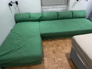 corner sofa bed with storage used - Picture 1 of 1