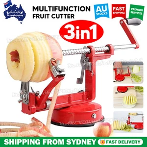 OZ Corer 3 in 1 Apple Slinky Machine Peeler Fruit Cutter Slicer Kitchen Tool R - Picture 1 of 9