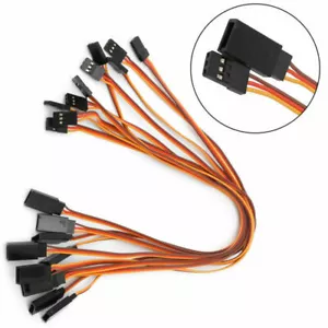 10Pcs 300mm Servo Extension Lead Wire Cable For RC Futaba JR Male to Female 30cm - Picture 1 of 5