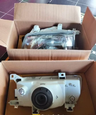 NEW Honda Civic EF SH SH4 Sedan Head Lamp Light Glass Lens LH RH 1Pair 1990-1991 - Image 1 of 4