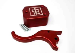 TKI Brake Lever & Guard Combo for Polaris Matryx (Red) 202-7042-08 - Picture 1 of 1