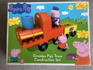 Peppa Pig Grandpa Pig's Train Set de Construcción 2 Figuras Articuladas Incluidas - Imagen 1 de 6
