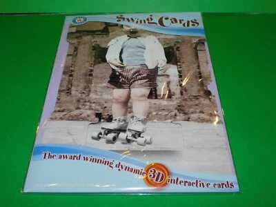 Swing Cards - Map 3D - Child IN Rollers - Santoro - New Sealed - Pop Up - Image 1 of 2