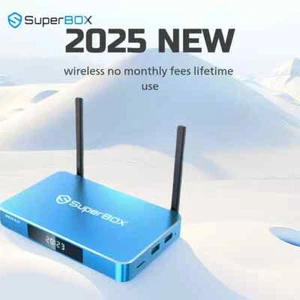 SuperBox S6 Max Android TV Box - No Fees - Authorized Distributor - Fast Ship! - Picture 1 of 8