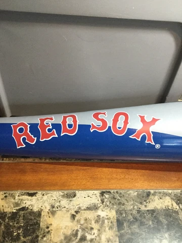2007 MLB Rinco Baseball Boston Red Sox Inflatable Baseball Bat 37” Length Cover