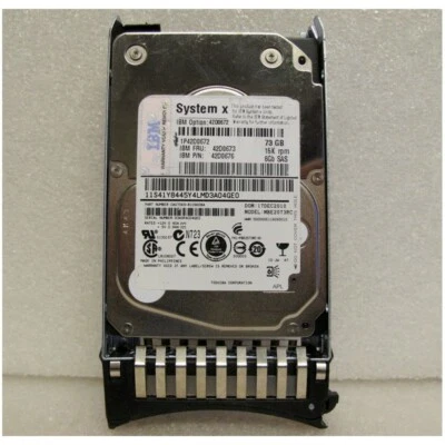 IBM 42D0676 73-GB 6Gbps 15000 RPM 2.5" Slim HS SAS Hard Drive 42D0673 42D0672 - Image 1 of 2