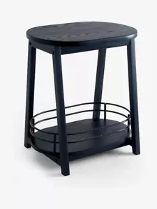 Next Black Bronx Storage Stool H 46cm x W 40cm x L 29cm Very Rare! - Picture 1 of 9