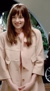 ZARA Pink Blush Swing Coat ASO Anastasia Steele Fifty Shades S rare cosplay - Bild 1 von 8