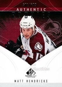 2009-10 Sp Game Used #136 Matt Hendricks - Picture 1 of 1