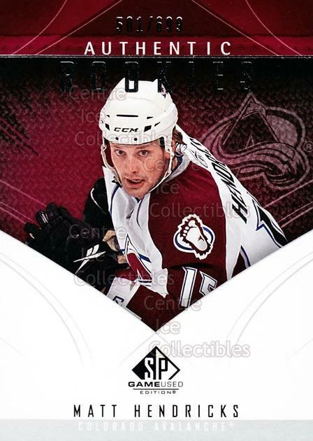 2009-10 Sp Game Used #136 Matt Hendricks - Image 1 of 1