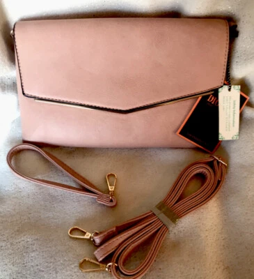Diophy Blush Pink Hand bag Purse NWT. Wristlet and Shoulder Strap - Image 1 of 4