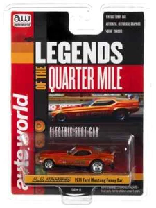 Auto World Legends Of The Quarter Mile L.A. Hooker 1971 Ford Mustang HO Slot Car - Picture 1 of 2