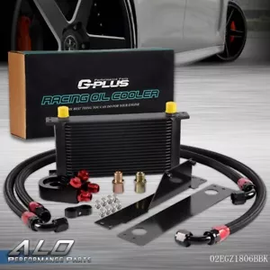 Apto para Subaru Impreza WRX/STi 2001-2005 19 filas AN10 enfriador de aceite de motor de aluminio - Imagen 1 de 8