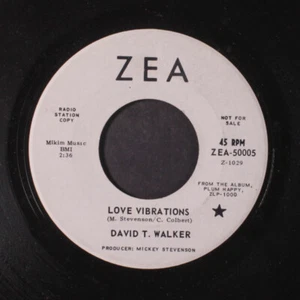 DAVID T. WALKER: love vibrations / doo doo Zea Records 7" Single 45 RPM - Picture 1 of 2