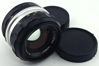 Vtg Nikon Nikkor - S.C. Auto 50mm f/1.4 Non-Ai Nikon F Camera Lens - Image 1 of 4