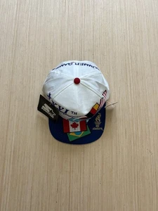 Vintage Atlanta Olympic Games Snapback Summer Games Flags NOS NWT 1996 - Picture 1 of 21