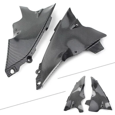 Carbon Fiber Look Front Dash Air Tube Trim Cover Fit YAMAHA YZF-R1 YZF R1 04-06 - Image 1 of 4