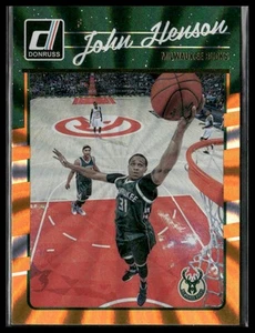 Holo láser naranja Donruss #9 John Henson 2016-17 - Imagen 1 de 2