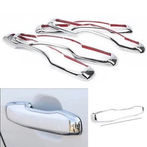 For Volvo XC60 2018 2019 Glossy ABS 4x Door Handle Cover Trim - Picture 1 of 7